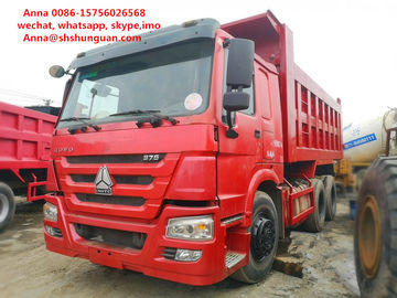 China 25 30 40 toneladas utilizaron el camión volquete de Howo más que el combustible diesel de la capacidad del motor 8L fábrica