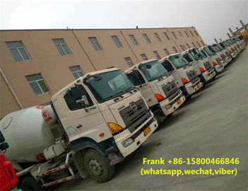 China Hino ahorro de energía 700 utilizó los camiones del mezclador concreto ningún escape de aceite con la nueva batería proveedor
