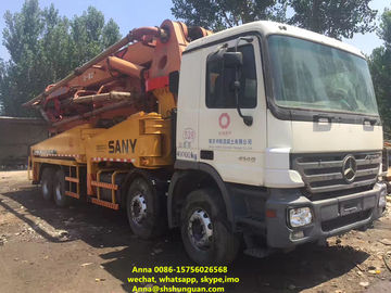 China Milímetros concreto usado Sany de poder del diesel del camión 11420 * 2500 de la bomba de 48 metros 4000 * proveedor