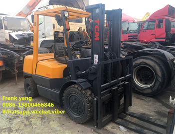 3 la carretilla elevadora FD30 de la tonelada TCM utilizó la carretilla elevadora, carretilla elevadora diesel usada tcm en venta proveedor