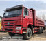 China Caja usada de la descarga de la capacidad 16-20 Cbm de la tonelada de los camiones volquete 25-30 de Howo 375 diesel exportador