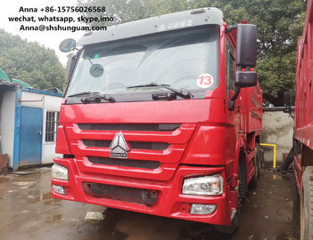 China Euro de HOWO 375 3 camiones volquete usados operación fácil de 9000 * 2500 * 3500 milímetros fábrica