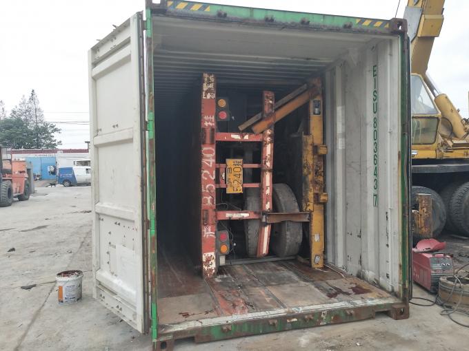 Remolques usados gran escala del camión, remolque esquelético del plano del transporte de contenedores semi